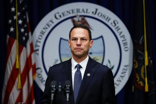 Pennsylvania Attorney General Josh Shapiro walks to the podium during a news conference at the Pennsylvania Capitol in Harrisburg, Pa., Tuesday, Aug. 14, 2018. [Photo: AP /Matt Rourke]